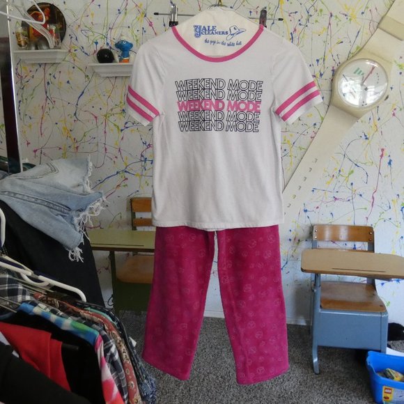 Justice Other - 5 for $20 📢Justice Weekend Mode Shirt Sz 12 and Members Mark Sleep Pants Sz 7/8